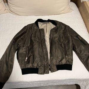 Zara bomber jacket - olive green